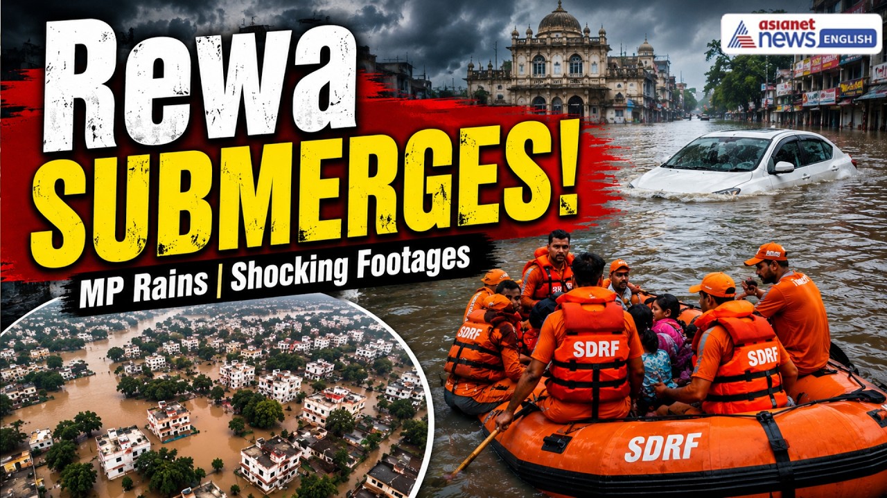 Rewa Floods: Madhya Pradesh City Submerged After Heavy Rain | SDRF Rescue Ops