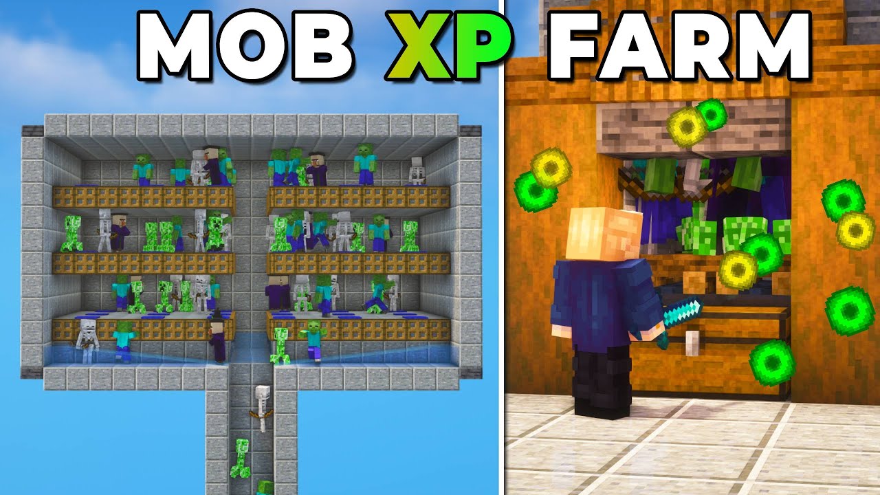 EASY All Mob XP Farm in Minecraft 1.21 [Tutorial]