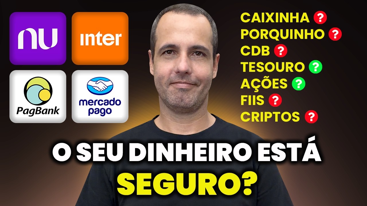 DINHEIRO: o que você PERDE, mantém ou RECUPERA com a FALÊNCIA DO SEU BANCO?