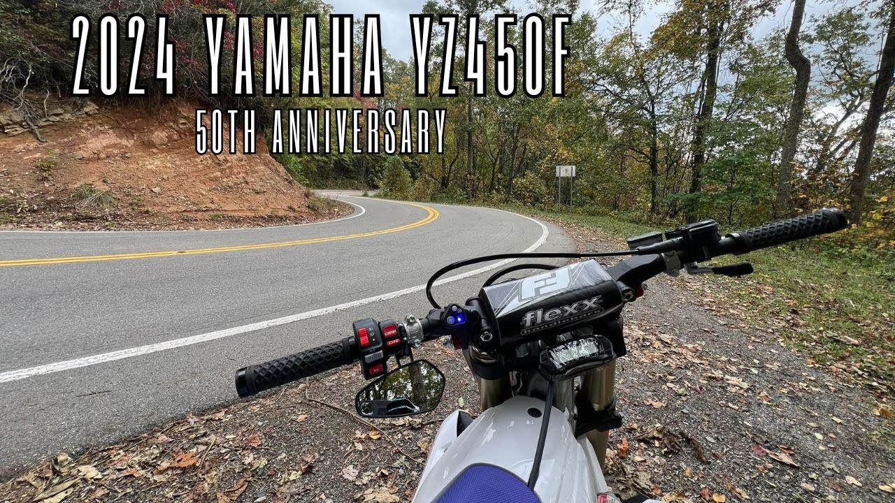 Riding a Motocross Dirtbike From VA to KY on the Main Road | 2024 YZ450F 50th Anniversary