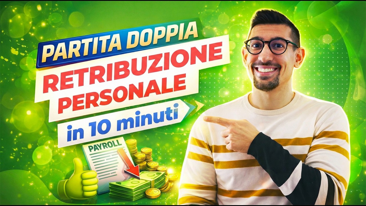 RETRIBUZIONE del PERSONALE in 10 Minuti - Partita Doppia: Teoria ed Esercizi