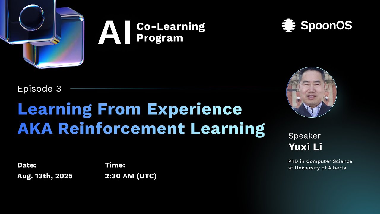Learning from Experience AKA Reinforcement Learning