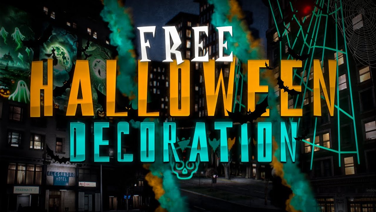[FREE] Halloween Decorations All Over the City 🎃 (FiveM)
