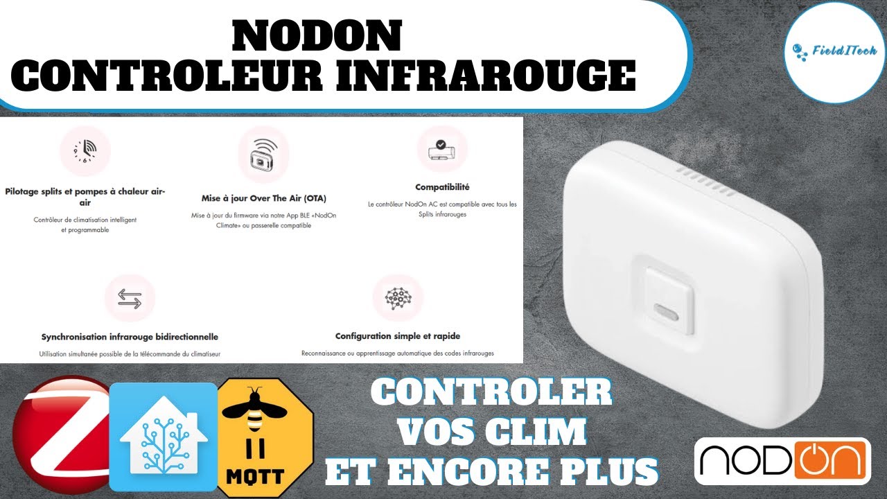 Nodon Contrôleur InfraRouge ZigBee AC ⚡ Test & Intégration Home Assistant (Z2M) ! (Avant-première)