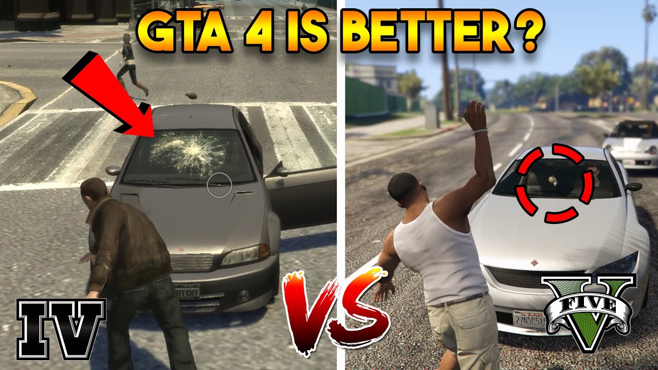 WHY GTA 4 IS BETTER THAN GTA 5? (GTA 5 VS GTA 4)
