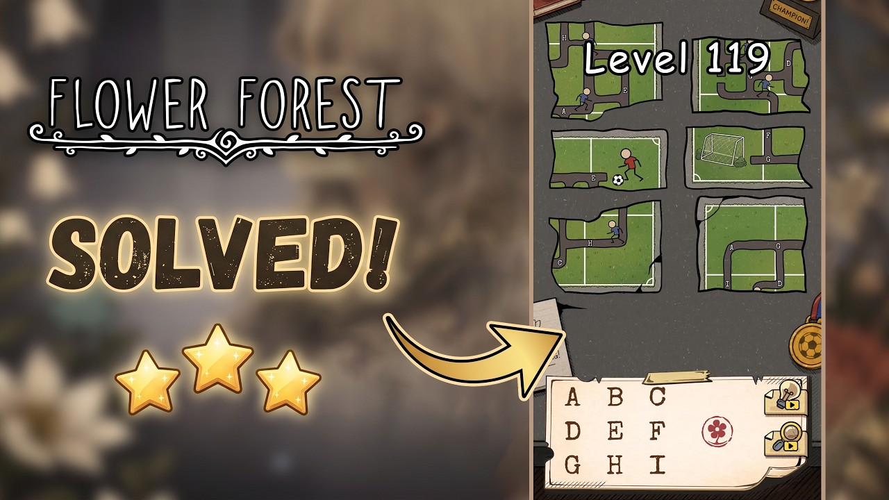 🌸 Flower Forest - Word Puzzle | Level 119 Walkthrough & Solution [iOS/Android] 🧠