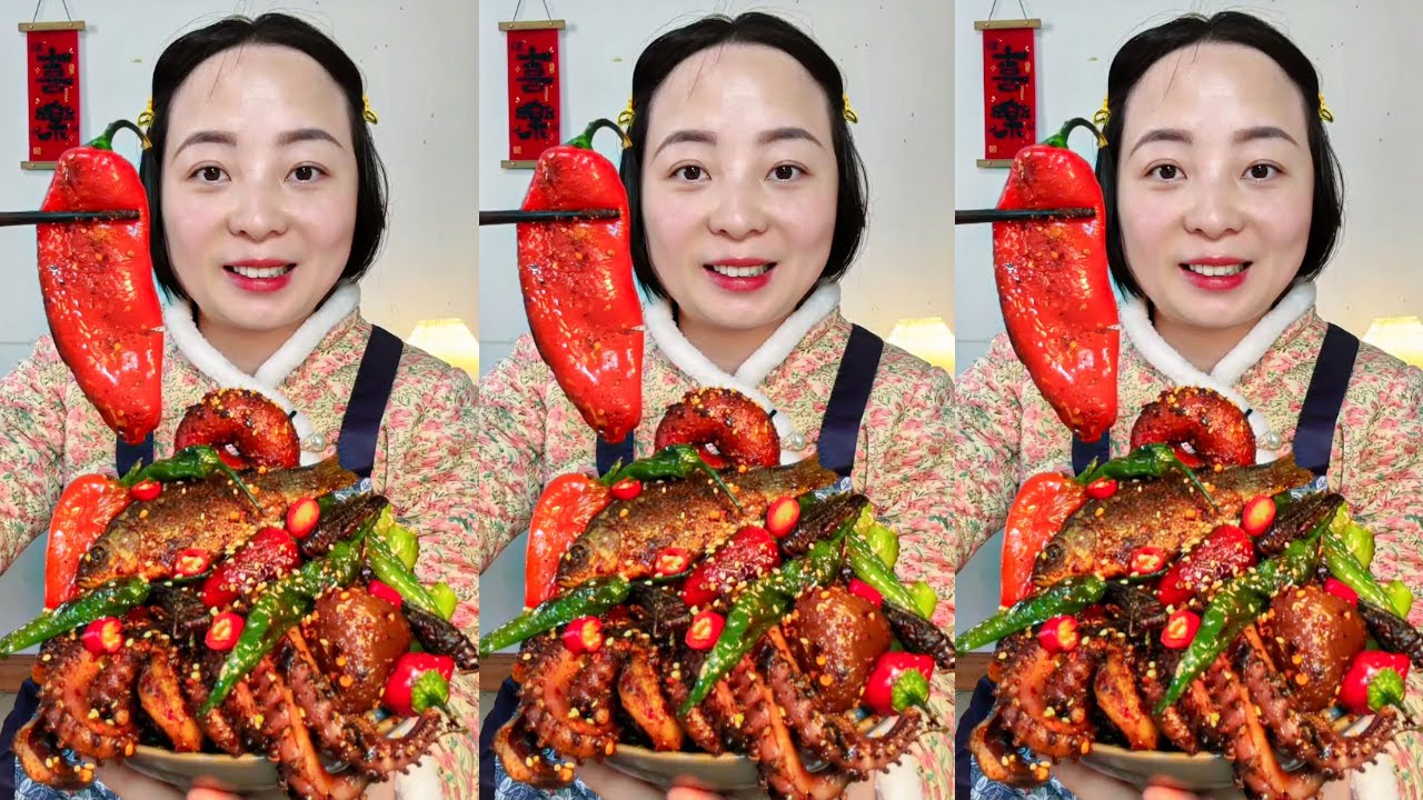 Let’s Eat Show Satisfying Fried Squid, Pork Belly with Pickled Peppers & Crispy Bacon