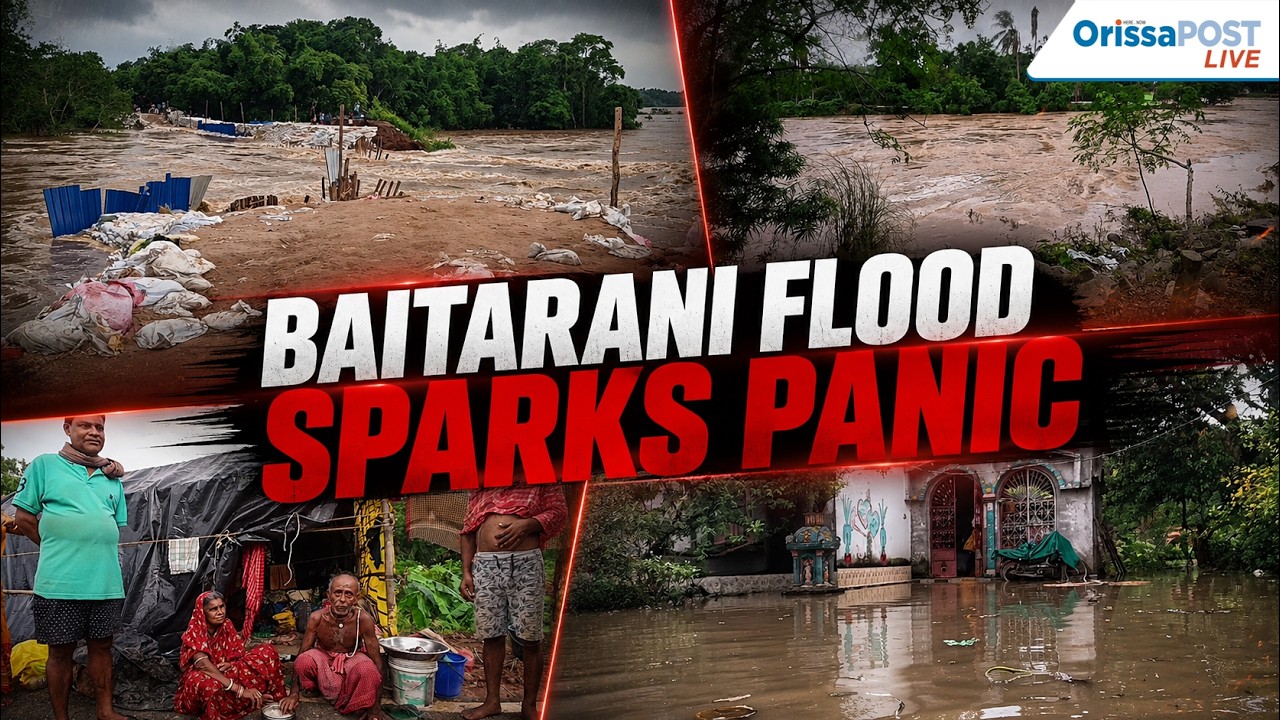 Baitarani flood in Jajpur: 100+ families evacuated after Kani river embankment breach
