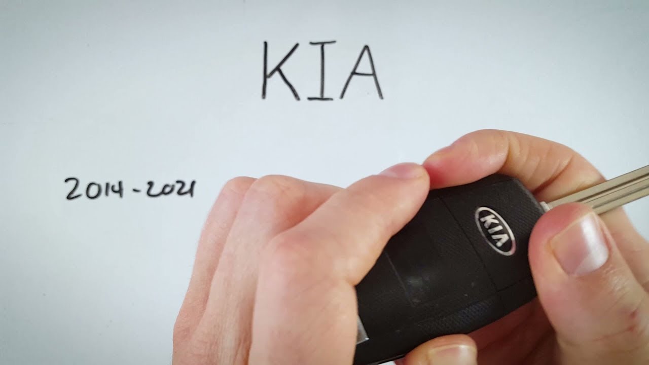 Замена батареи брелока Kia Rio (2014–2021)