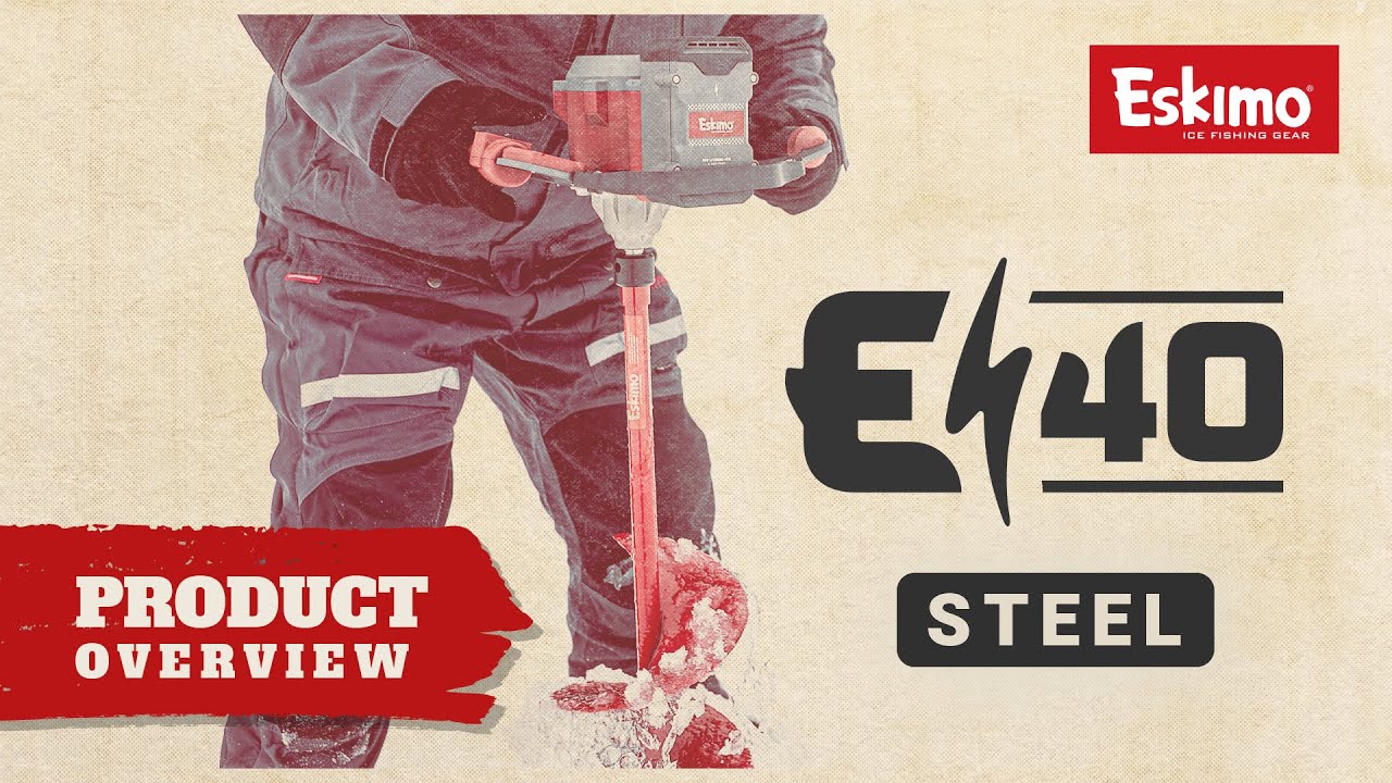 NEW FOR 2023: Eskimo E40 Steel ice auger