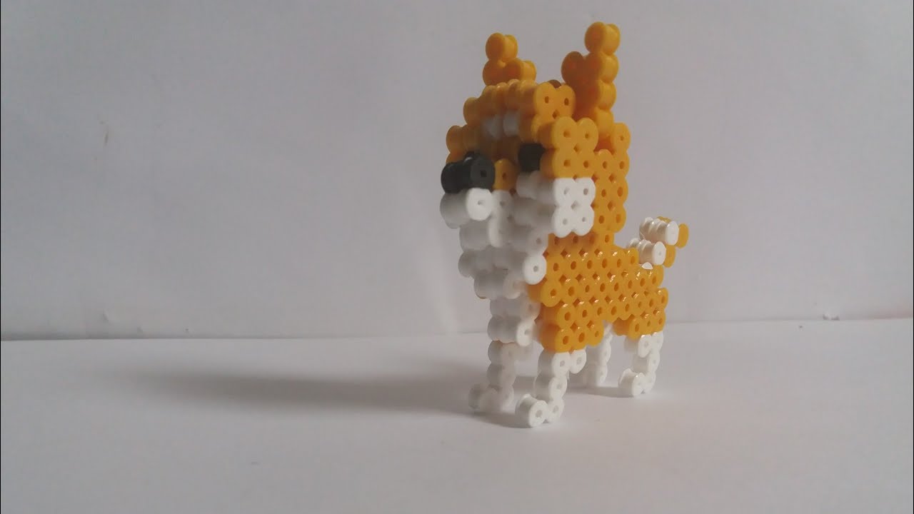 Dog  | Perler Beads 3D