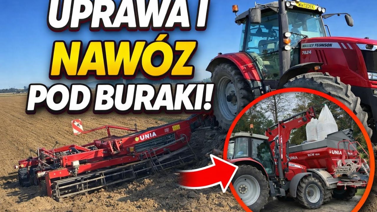 #VLOG Tydzień wcześniej/ Uprawa i nawożenie pod buraki/Kiedy deszcz?😂🤭/Dosiewamy mokry dołek Łubinem
