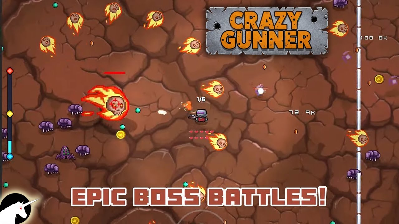 Crazy Gunner Pixel Survivor gameplay