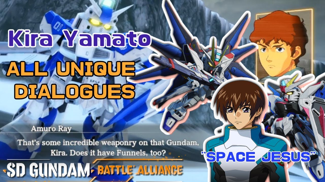 【バトアラ】SD GUNDAM BATTLE ALLIANCE - Kira Yamato (キラ・ヤマト) All Unique Partner Dialogues