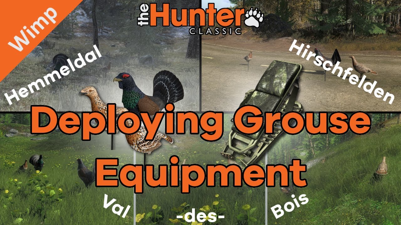 Deploying Wood Grouse Equipment | theHunter Classic