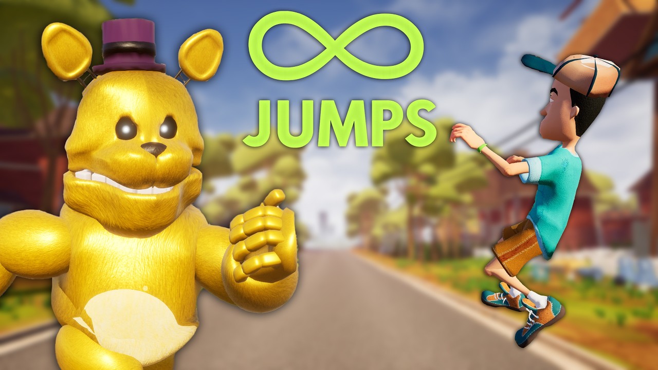 Hello Neighbor Fredbear But I have Infinite Jumps