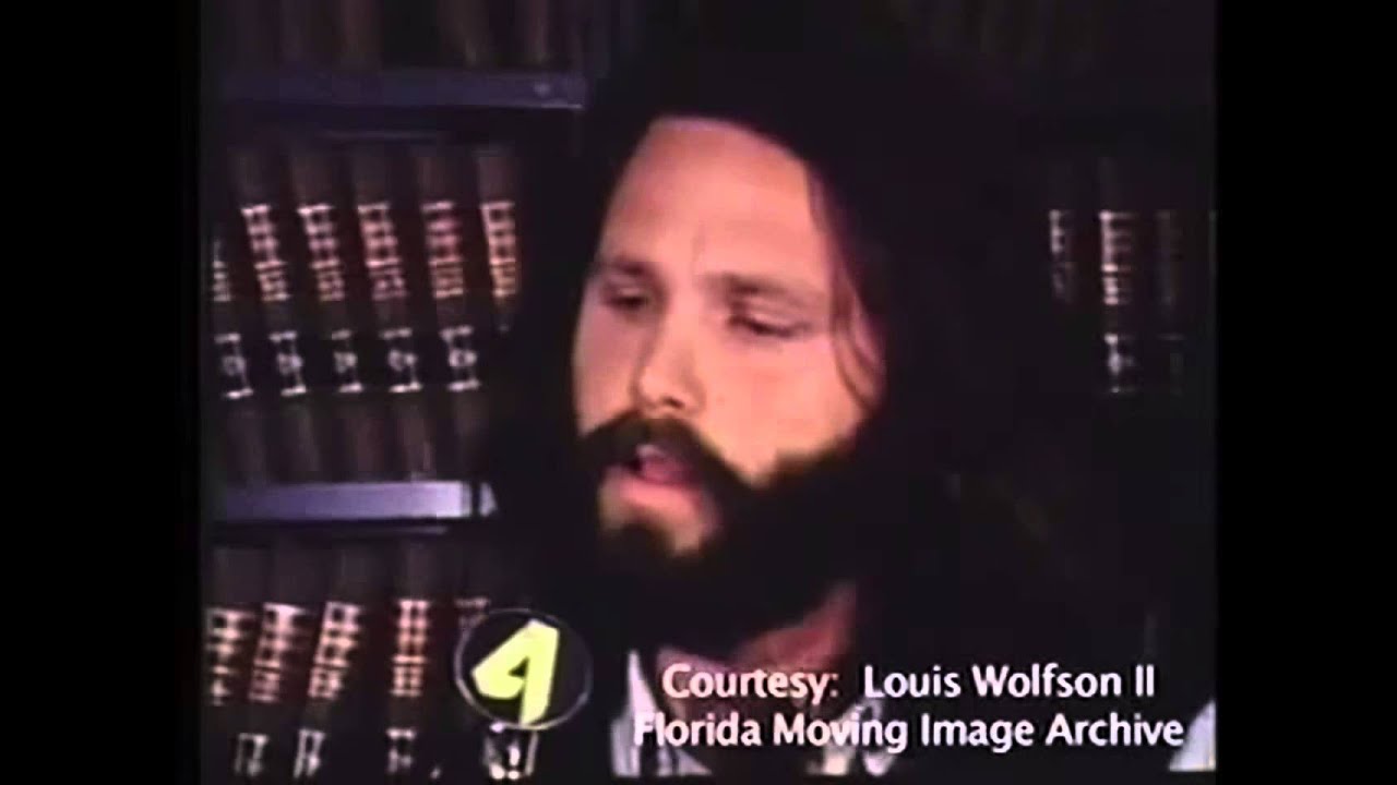 Jim Morrison The Doors gets arrested in Miami 1969