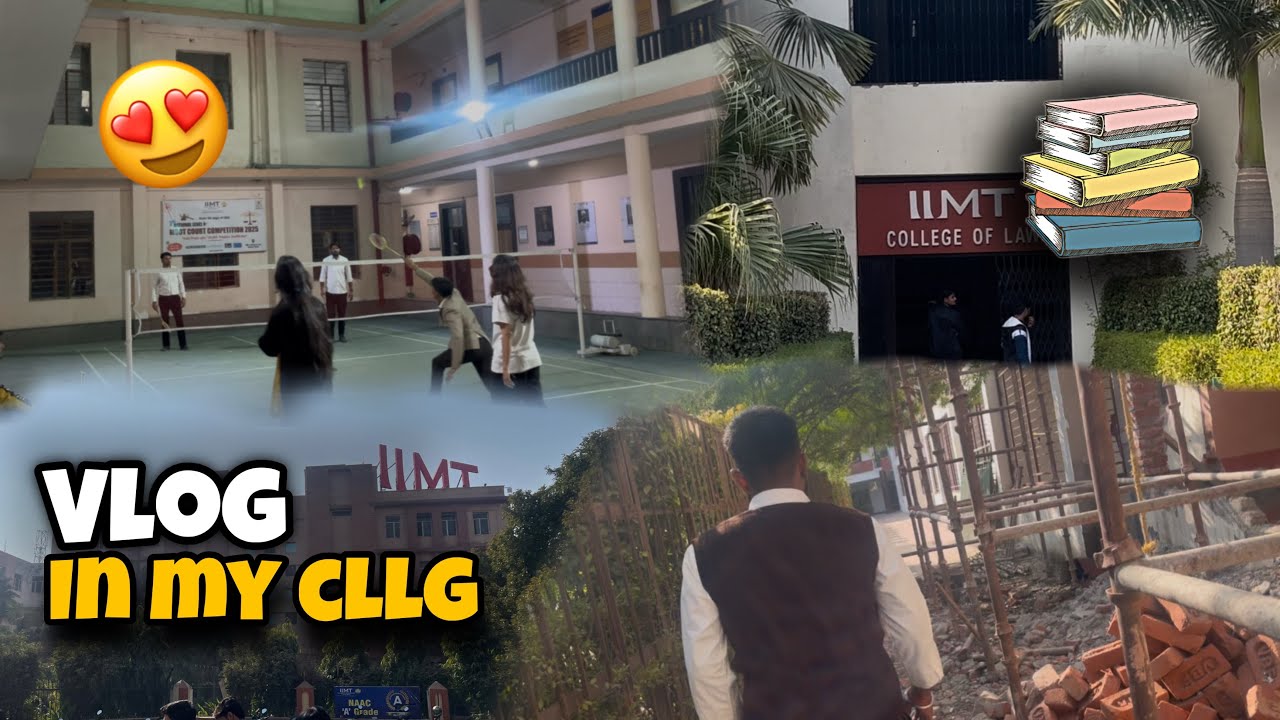 My College vlog 📚| vlog in college | IIMT greater noida #youtube #vlog 