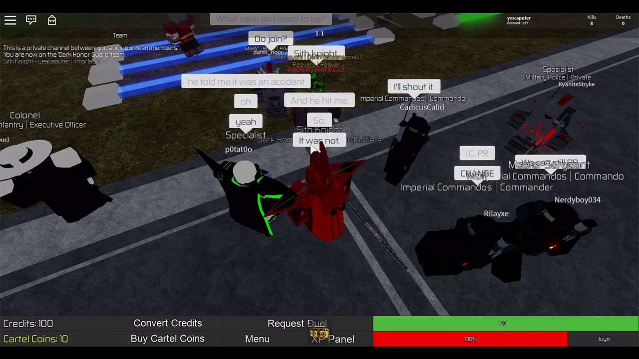 DHG Guard Patrol, Dread Master Patrol, Sith Intell Patrol!