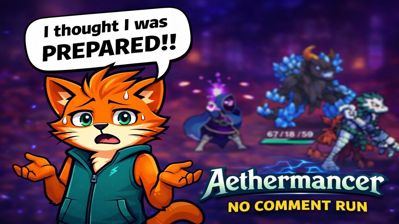 I try to beat Aethermancer for the first time. [normal; no comment run]