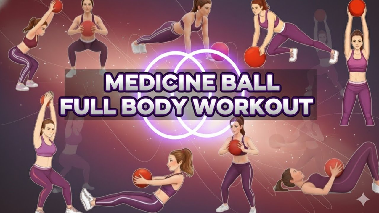 Full Body Medicine Ball Workout at Home | No Gym Needed 💪