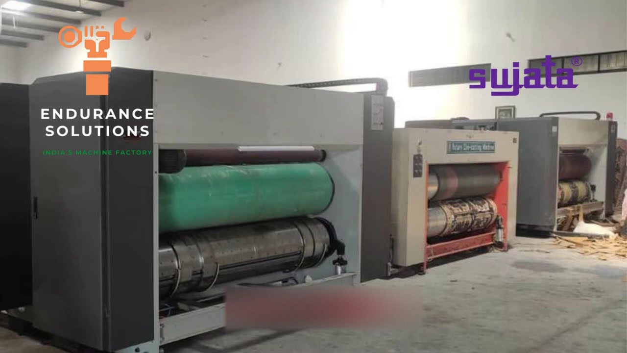 Two Color Rotary Die Cutting Machine