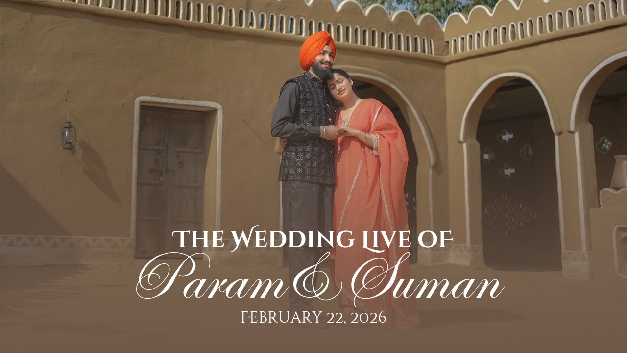 🔴 WEDDING LIVE // PARAMDEEP SINGH ❤️ SUMANPREET KAUR // SIDHWAN KALAN