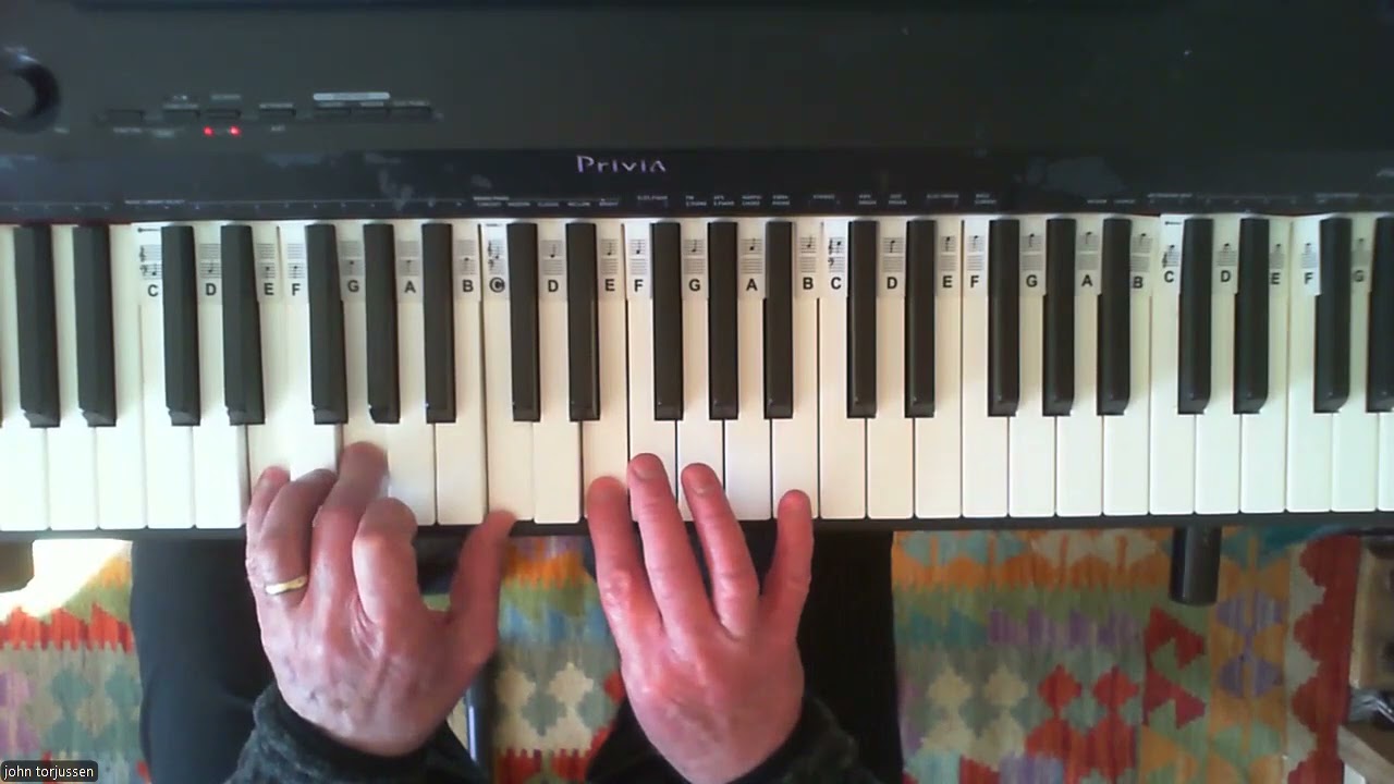 piano tutorial: how to play Jambalaya