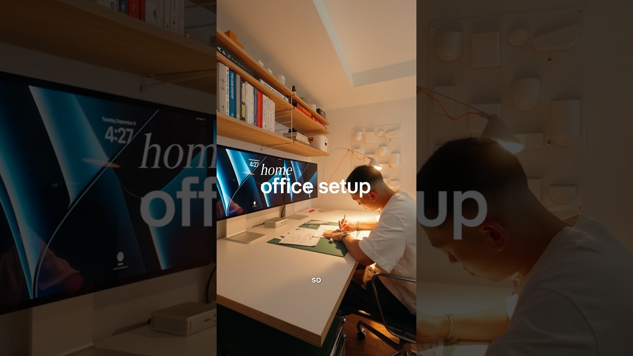 a designer&rsquo;s dream home office #interiordesign #homeoffice #desksetup