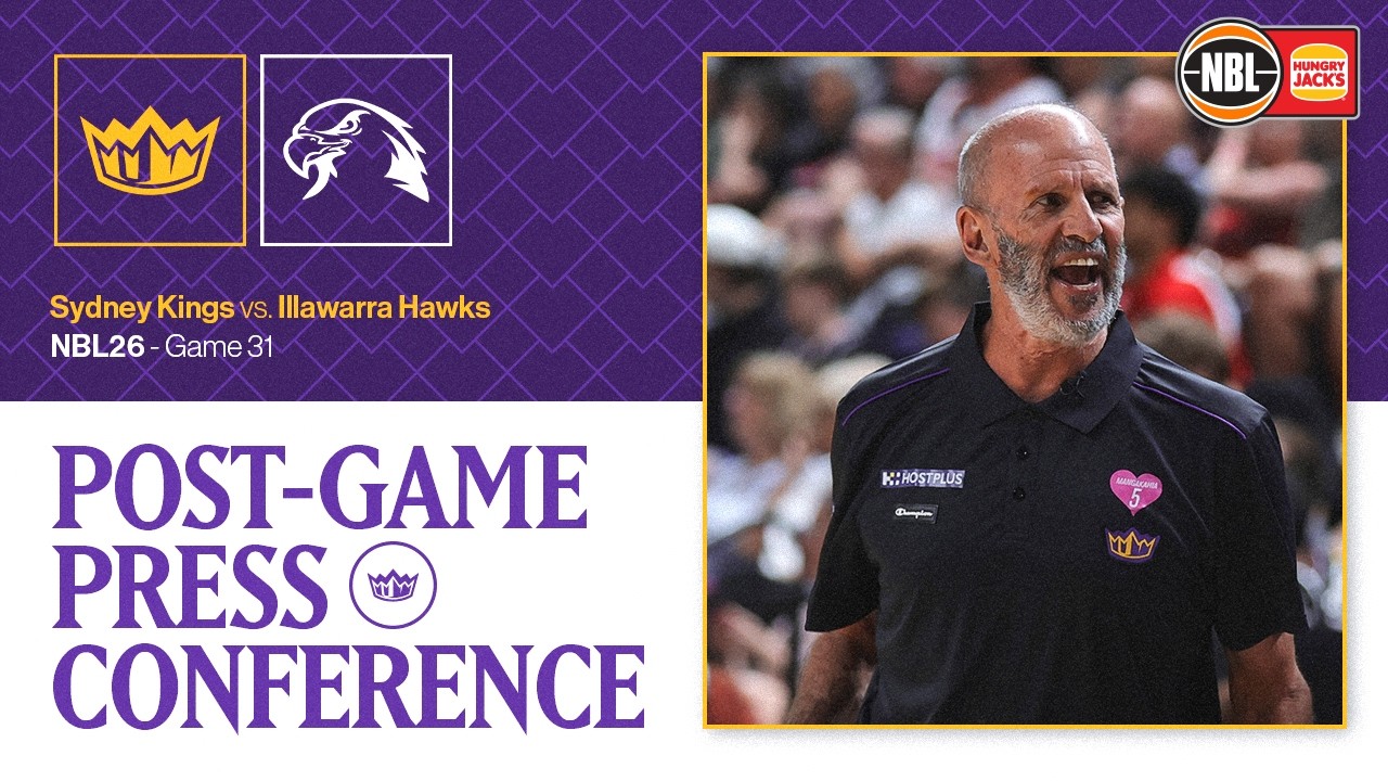 Brian Goorjian Press Conference vs Illawarra Hawks Round 21 NBL26