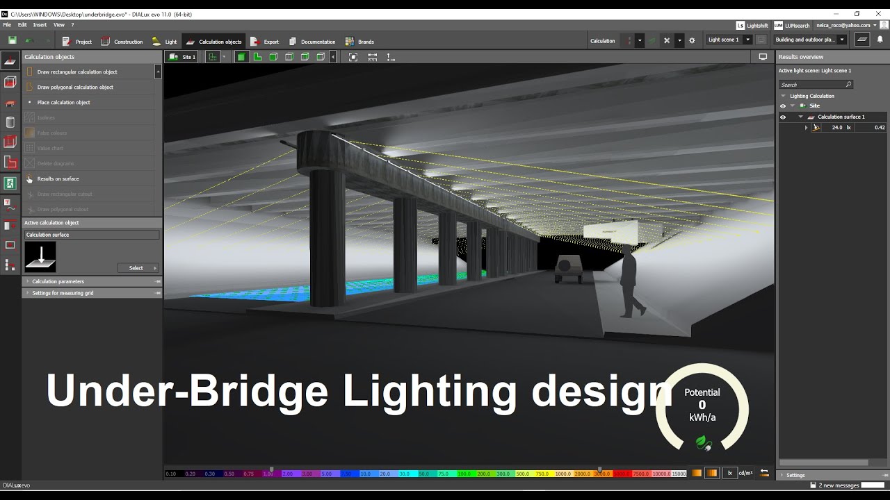 How to do the Under bridge Lighting Design
