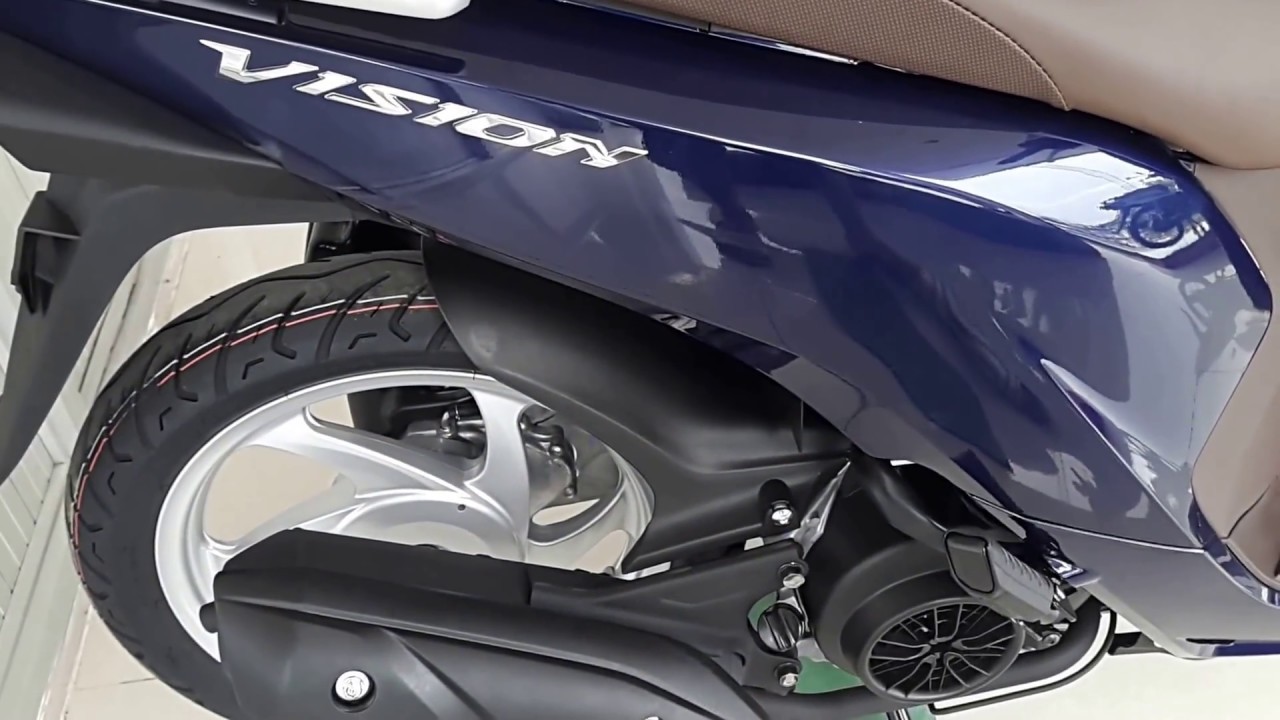 XE HONDA VISION M&Agrave;U  XANH ĐEN 2017