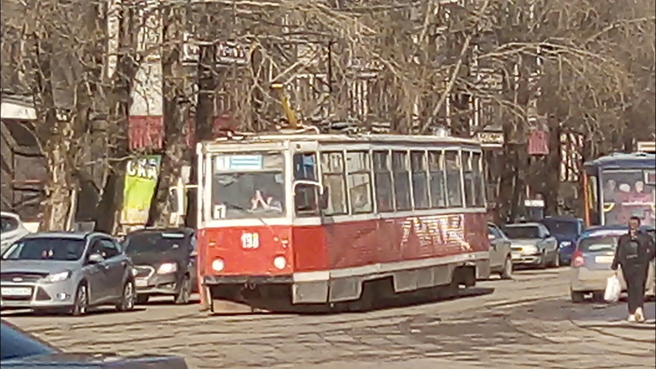 Трамвай №1 (Смоленск). Улица Багратиона - Полиграфкомбинат