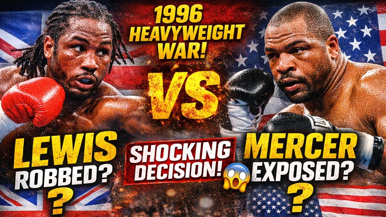 LEWIS ROBBED OR MERCER EXPOSED? 😳 The Brutal 1996 Heavyweight War That SHOCKED USA & UK Fans!