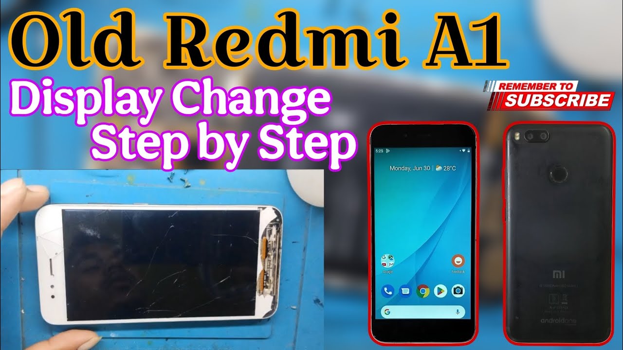 Redmi A1 Old Display Change & Dissemble easy method #urbisikesan