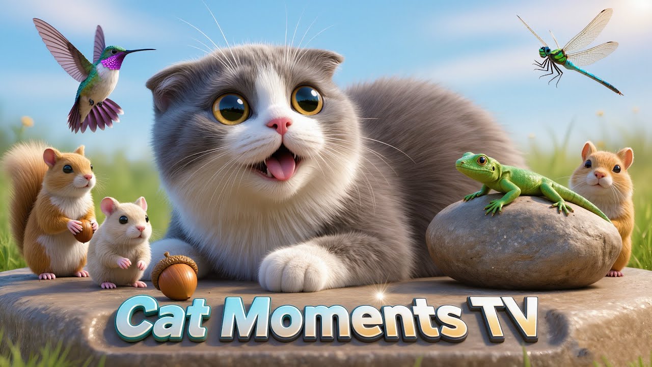 Cat Moments TV | Animals in Motion for Cats – Backyard, Forest & Water Ep.107