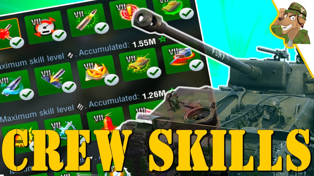 Crew Skills Full Guide| World of Tanks Blitz