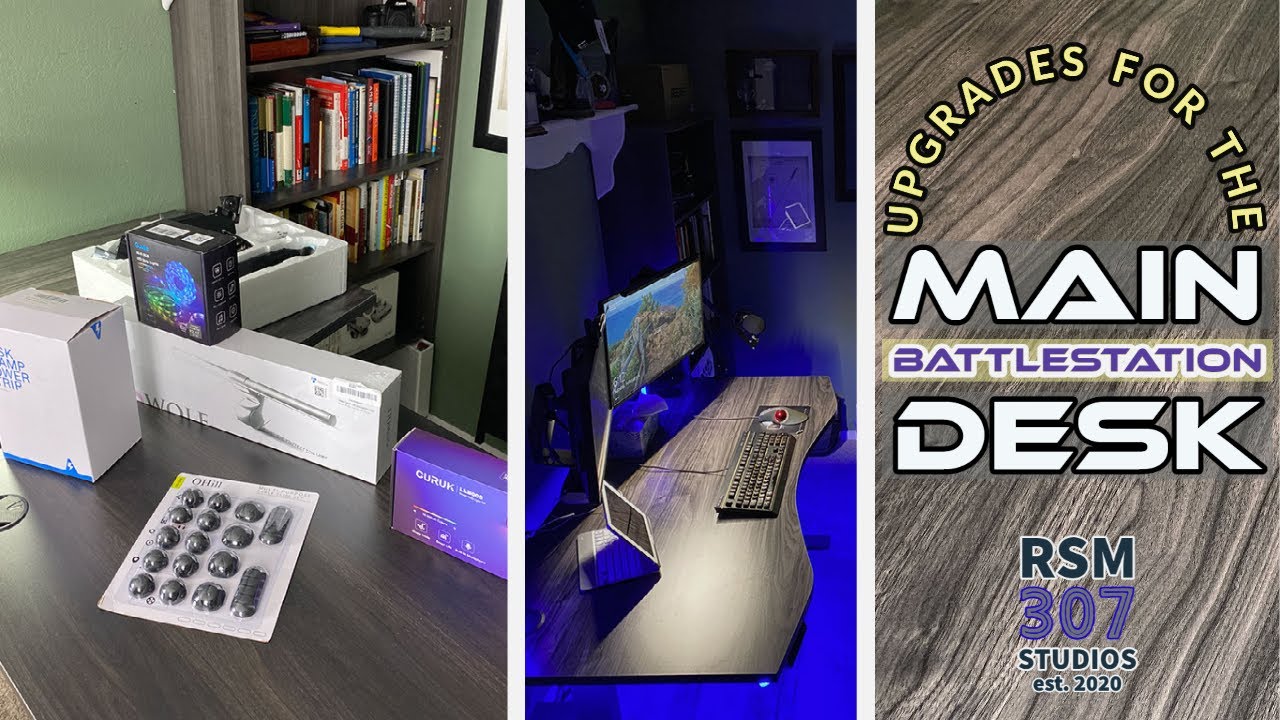 UPGRADES TO THE MAIN BATTLESTATION DESK - MOTIONWISE 60