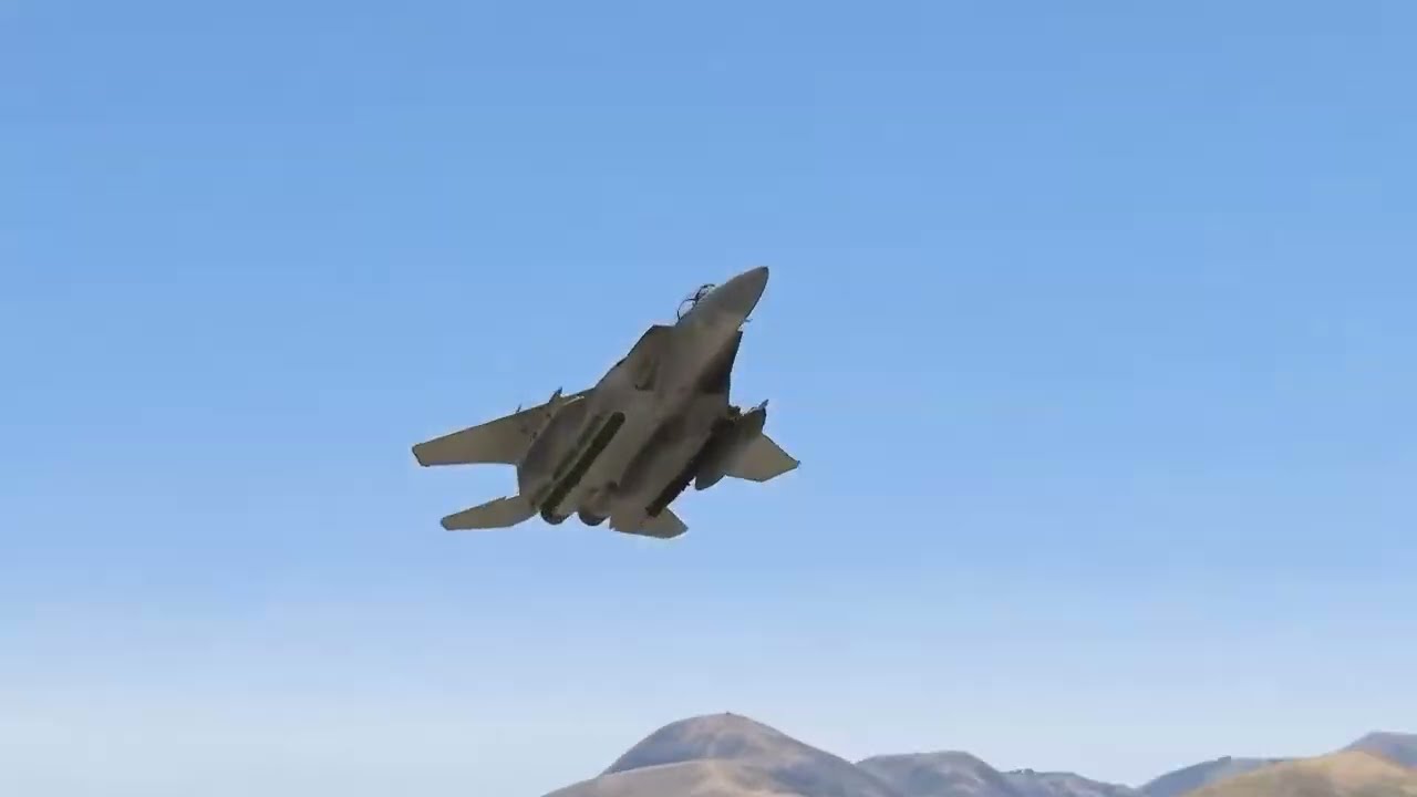USA Fighter Jets & Irani Helicopters Attack on Israeli Military Convoy & Airport of Tel-Aviv - GTA 5