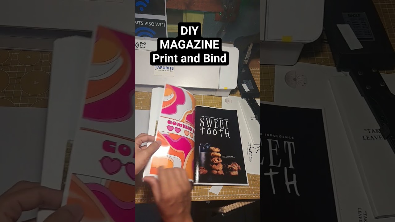 DIY Magazine Print and Bind