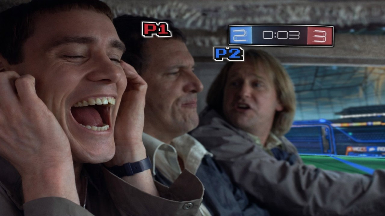 Rocket League But With Dumb And Dumber.