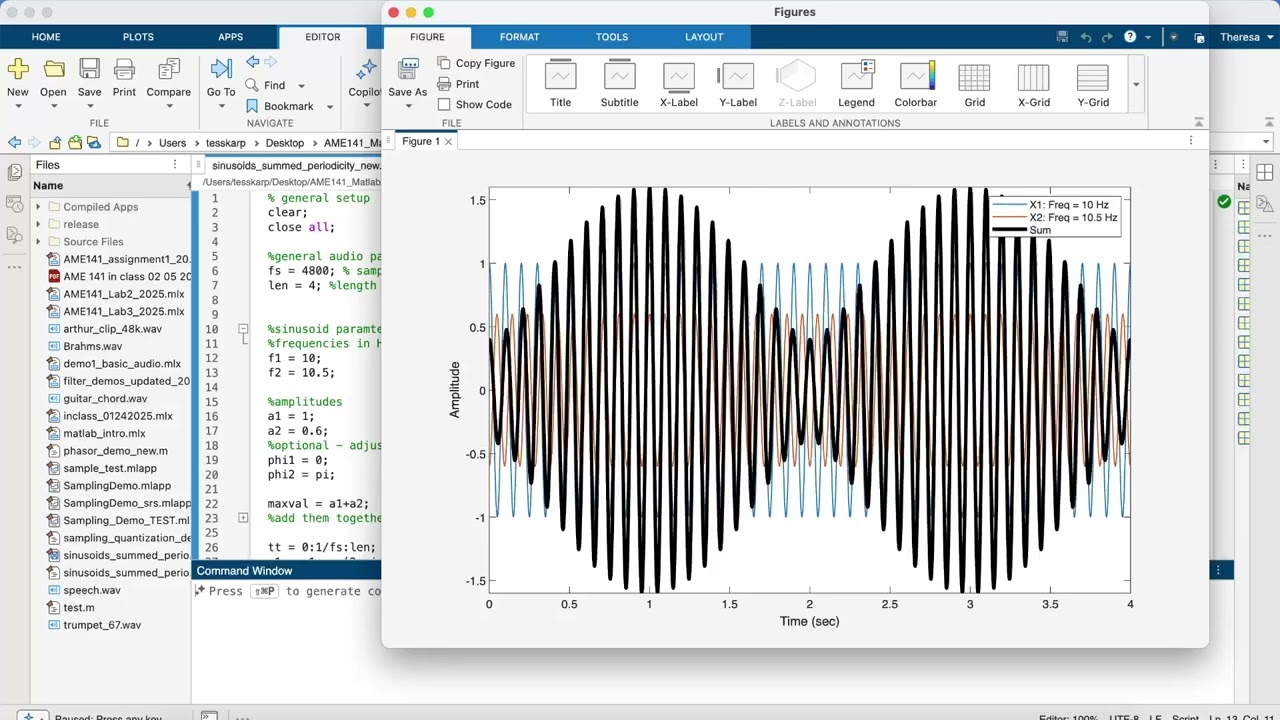 Determining Periodicity - MATLAB Demo