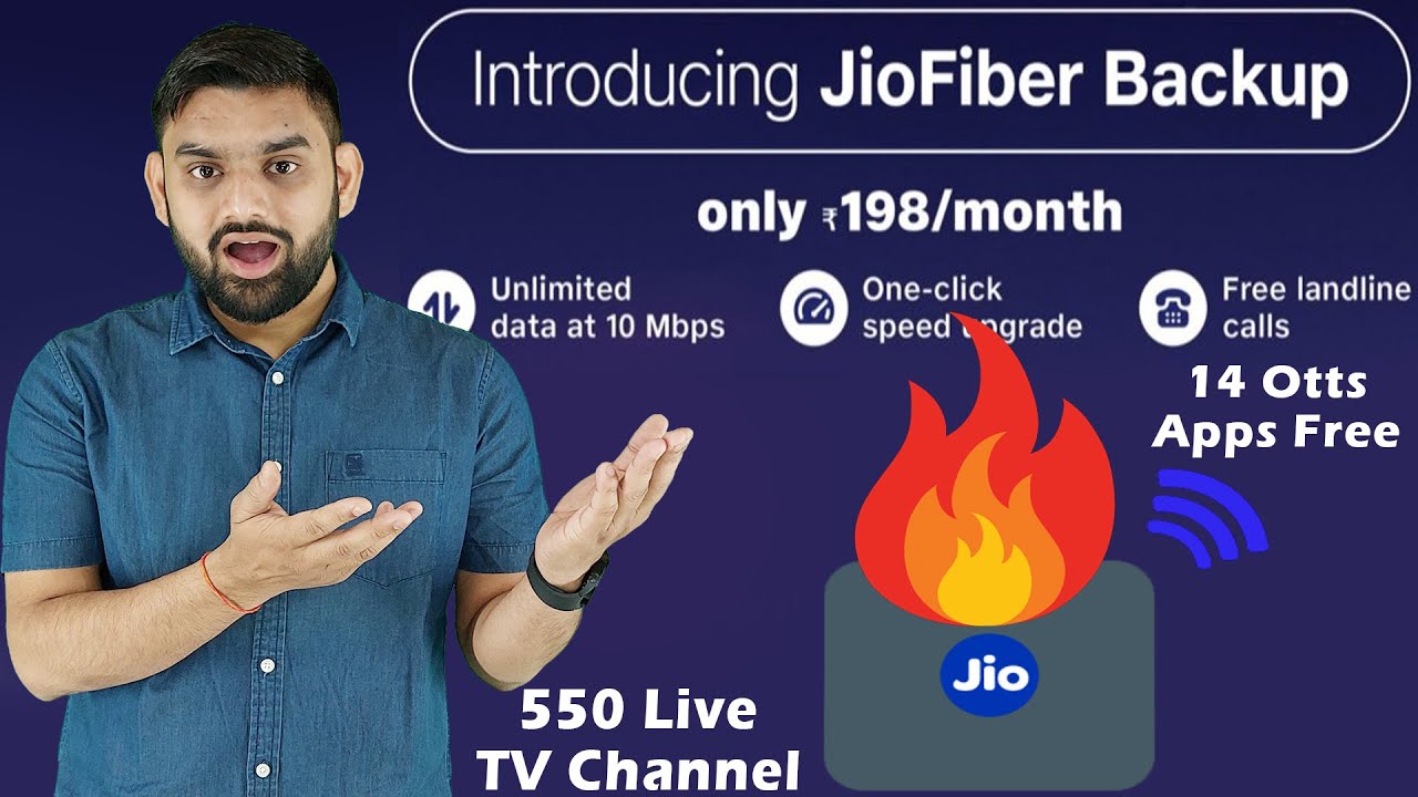 Jio Fiber Backup Plan Details | Jio Fiber Broadband | Cheast Jio Fiber Broadband Plan | Jio STB 4K