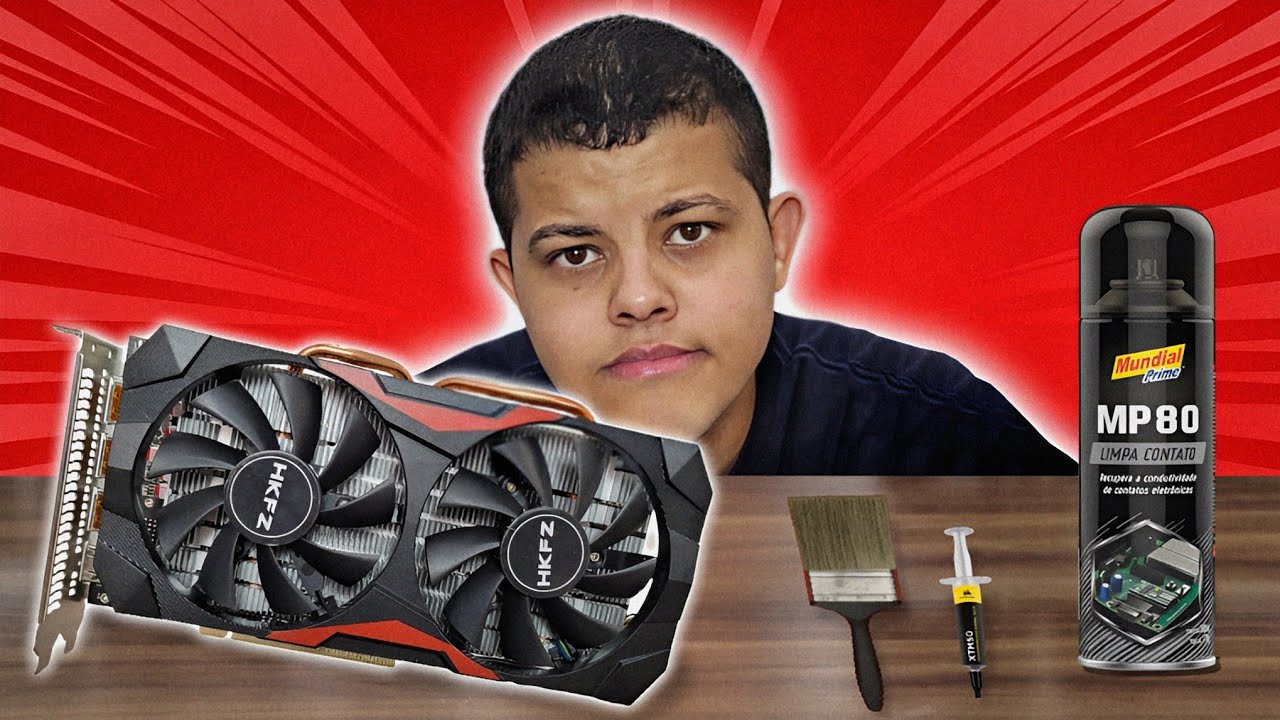 Como Trocar Pasta Termica da RX 580 2048SP comprada no Aliexpress