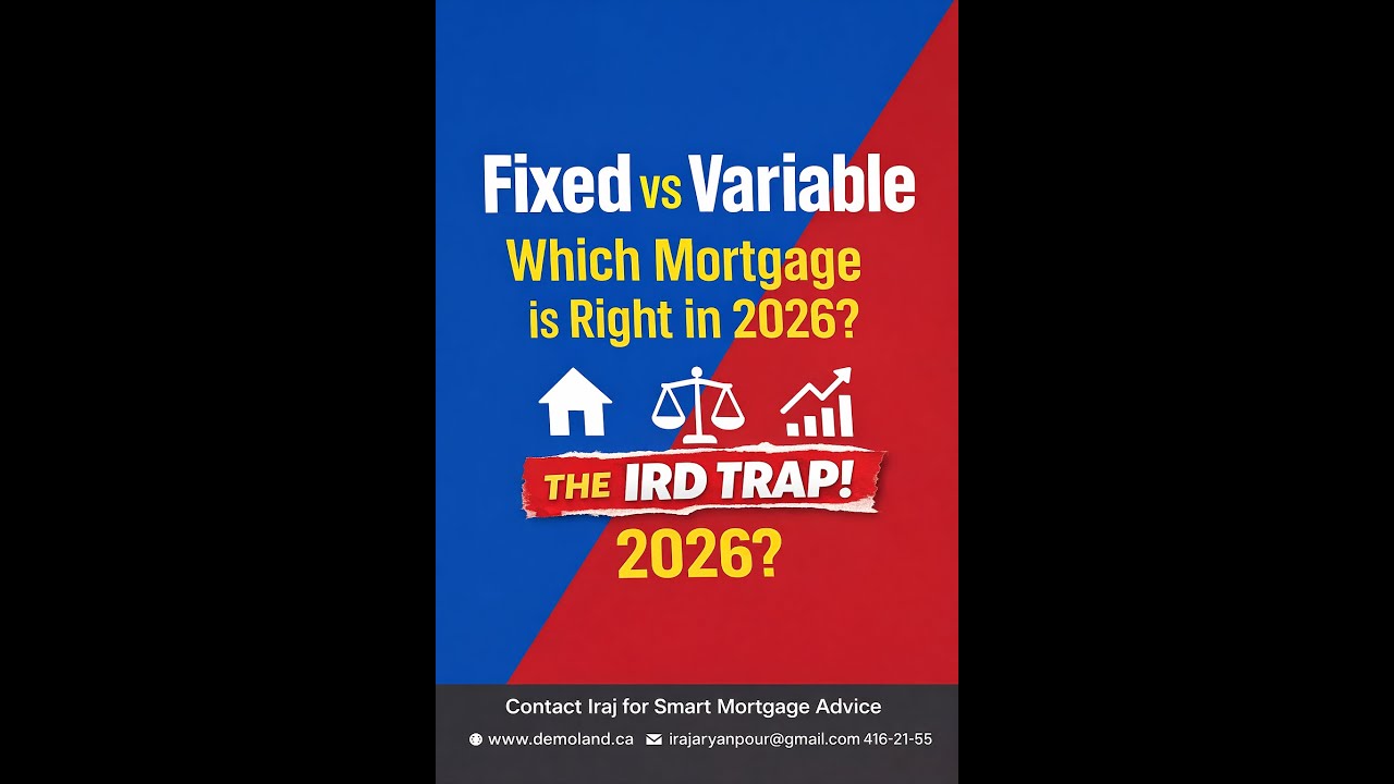 Breaking Your Fixed Mortgage? The IRD Trap Explained (Canada) By Iraj Aryanpour #propertyinvestment