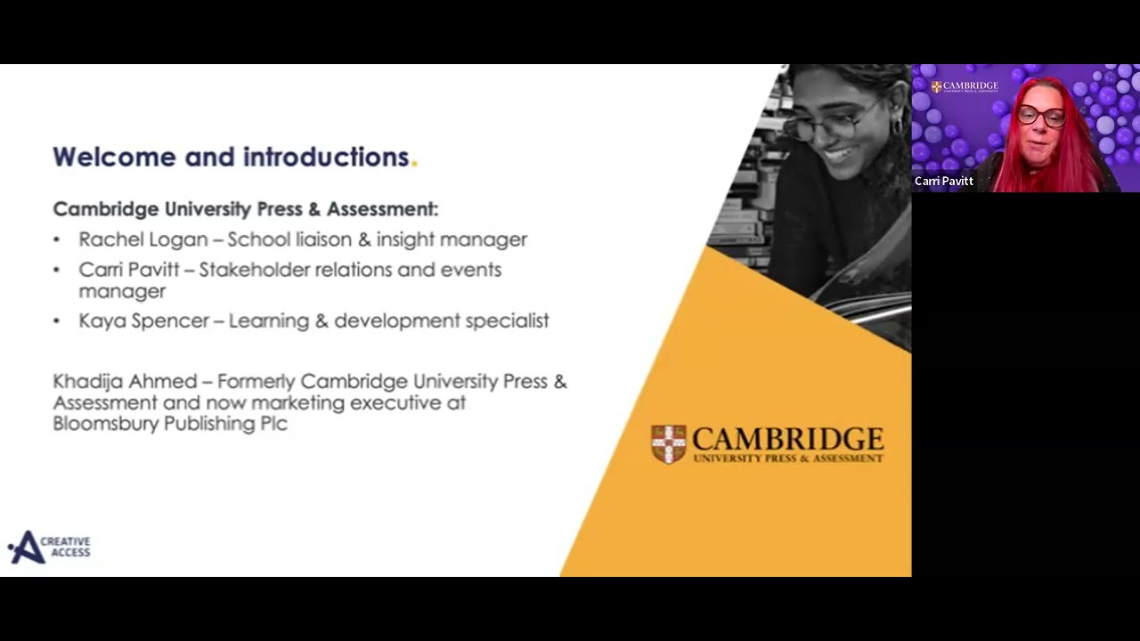 Learn More webinar: Summer internships – Cambridge University Press & Assessments