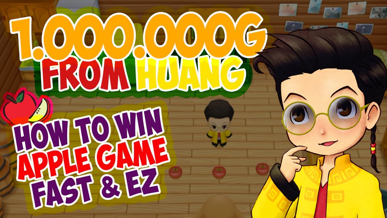 Trik Gampang Memenangkan GAME APPLE HUANG-Goddess Present | Story Of Seasons Friends Of Mineral Town