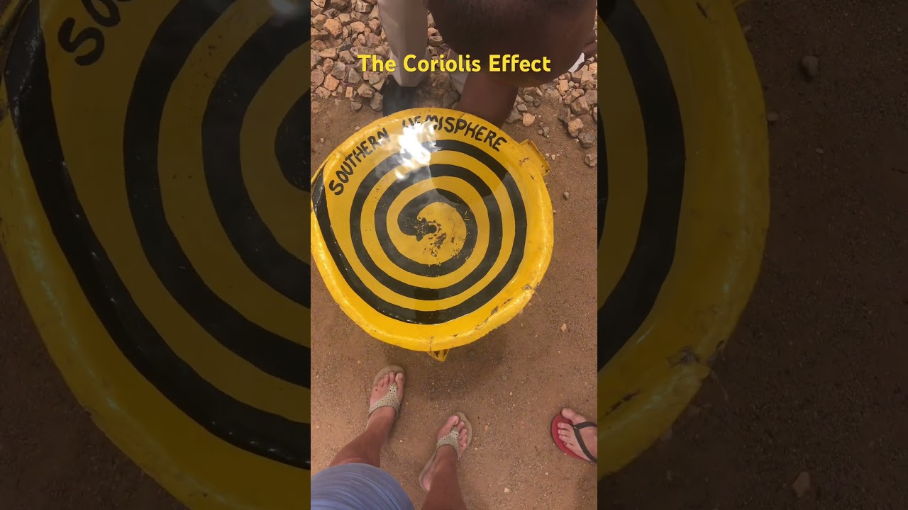 The Coriolis Effect&hellip;. Watch water drain in opposite directions on either side of the Equator