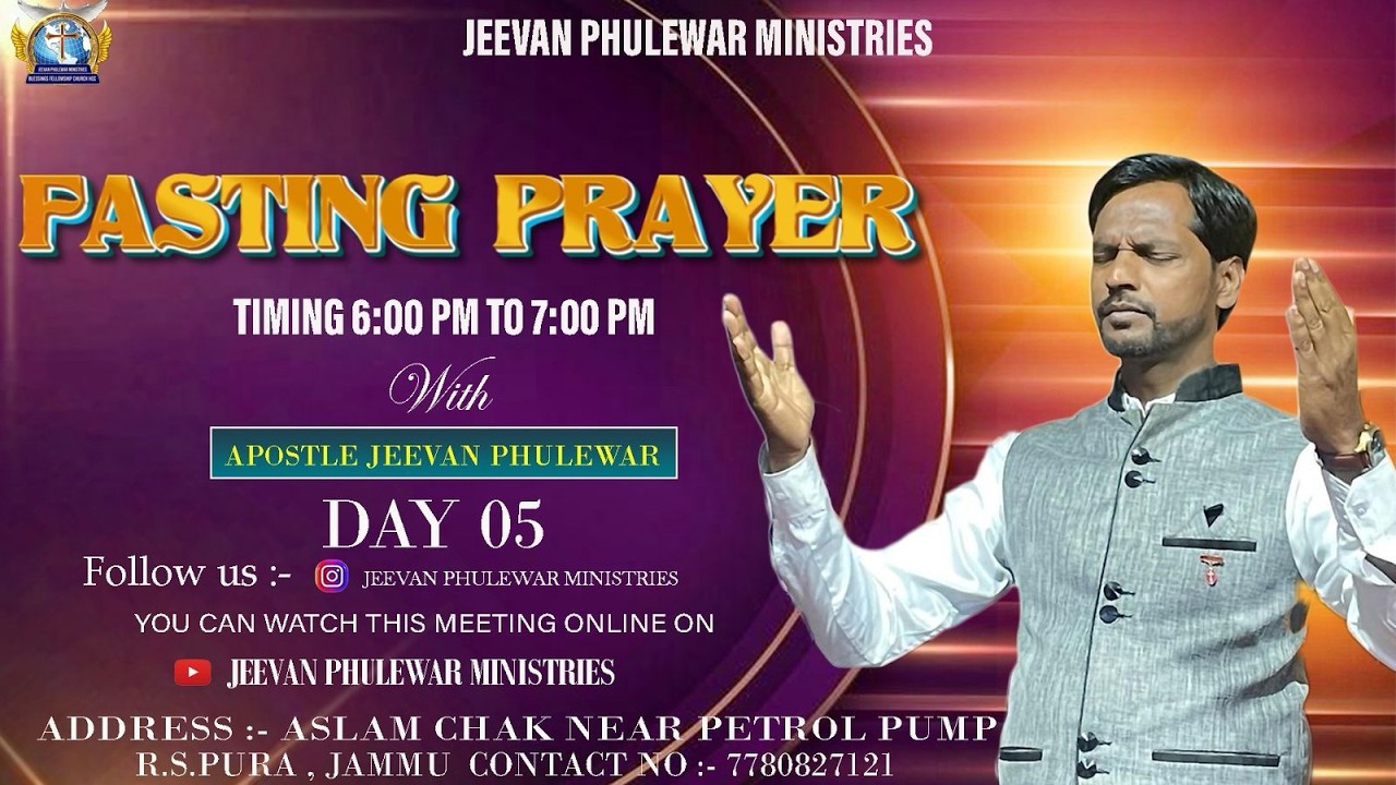 FASTING MEETING // 06 - 03 - 2026 // JEEVAN PHULEWAR MINISTRIES