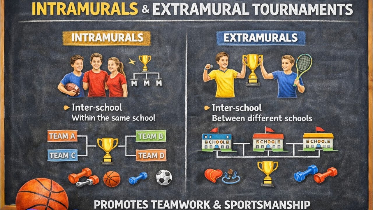intramural vs extramural tournaments/ Physical education/ chapter 1/ management of sportinv events